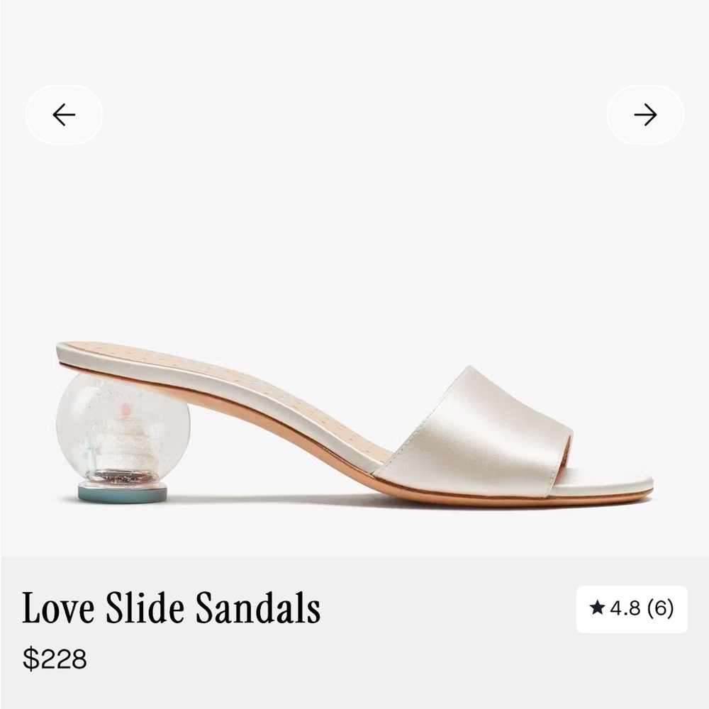 Elegant Cream Slide Sandals